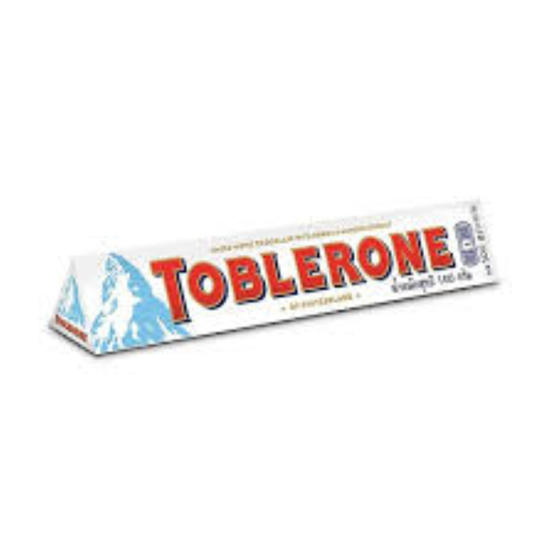 TOBLERONE WHITE CHOCOLATE 100G